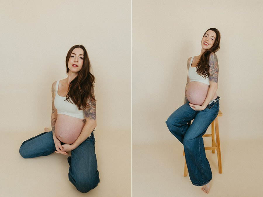 Aldie studio maternity photographer